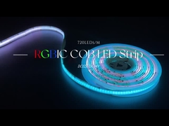 720 RGBIC Cob Led-Band 12V 24V