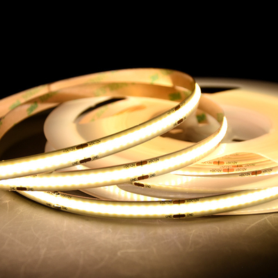 Hocheffiziente 5m Rollen-zu-Rollen-PCB DC12V 24V Flexible COB Strip Light mit 320LEDS 100Lm/W Flecklose Helligkeit