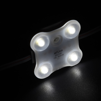 3000/4000/6500K DC12V 1.8W 4 Led Modul am besten für 80-200mm Tiefe Boxen Zeichen