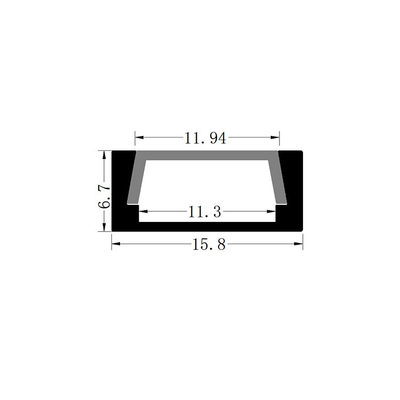 Diy-Led-Profil-Aluminiumkanal für Led-Streifen