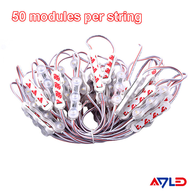 1.2W IP68 DC12V 3 LED Module mit LED SMD2835 160° Strahl mit Klebeband Rückseite