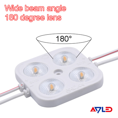 Modul-Licht  2835 Dimmable LED der hohen Leistung 4 Lampen-Quadrat 12V 24V wasserdichtes IP67