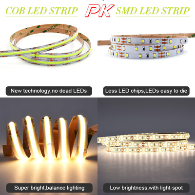 Premium-Led-Streifenrolle 5 Meter-Kopf unter der Schranke Streifenbeleuchtung CRI90 528 LED/m, 1000Lm/m