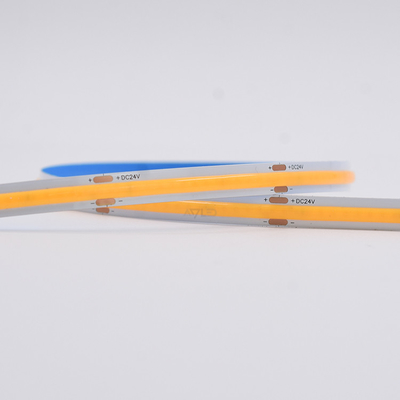 ADLED Wasserdichtes Flexibles COB-LED-Streifenlicht - DC12V/24V 320 LEDs/m Warme weiße Farbtemperatur