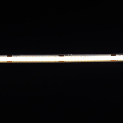 Flexibler COB LED-Lichtstreifen - 12V/24V 16,4ft/5m Länge 320 LEDs/m CRI90 Nennwert Niederspannungsbetrieb 6000K Kaltweiß