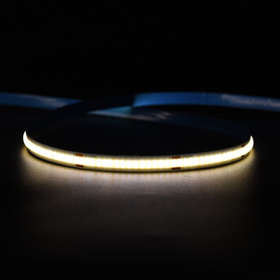 Flexibler COB LED-Lichtstreifen - 12V/24V 16,4ft/5m Länge 320 LEDs/m CRI90 Nennwert Niederspannungsbetrieb 6000K Kaltweiß