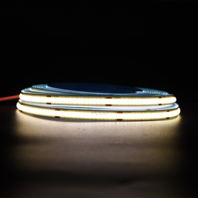 Flexible COB LED Streifenlicht - 24V, 320 LEDs, 3000K Farbtemperatur, 8mm Breite, 3-Jahres Garantie - Adled LED.