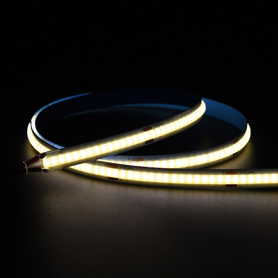 Flexible COB LED Streifenlicht - 24V, 320 LEDs, 3000K Farbtemperatur, 8mm Breite, 3-Jahres Garantie - Adled LED.
