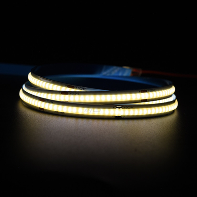Flexible COB LED Streifenlicht - 24V, 320 LEDs, 3000K Farbtemperatur, 8mm Breite, 3-Jahres Garantie - Adled LED.