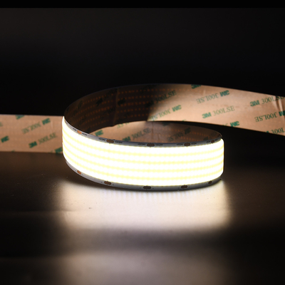 Linear Flexible CRI 90 COB LED Streifen 5000mm 6500K Weiße Farbe 4600LM/M auf dem europäischen Markt