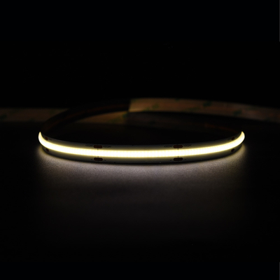 Superhell 528 LEDs/M COB Led Streifenlicht 12V 24V 10MM Flecklos gelb COB/FOB Streifenlicht