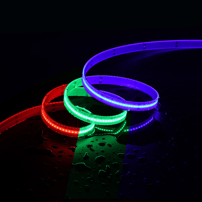 IP20 Rgbw Rgb Cob Led Strip Licht 12V 24V Pixel Flexible Emitting Adressable Cob Led Strip