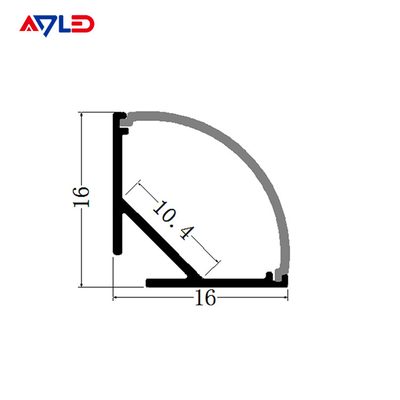 LED-Aluminium-Kanal für Streifenlicht 10,4 mm schlank lineares LED-Band Aluminiumprofil