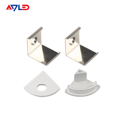LED-Streifenprofil Kanal Lichtdiffusor Ecke Extrusionskanal LED Aluminiumprofil für LED-Streifen
