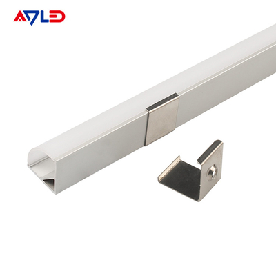 LED-Streifenprofil Kanal Lichtdiffusor Ecke Extrusionskanal LED Aluminiumprofil für LED-Streifen