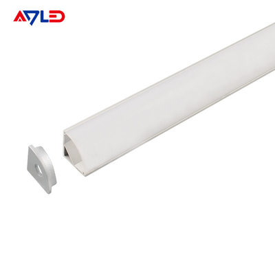 16*16mm Hängendes LED-Aluminium anodiertes Aluminium Extrusions-LED-Profil Oberflächenwinkel montiertes LED-Lichtstreifenprofil