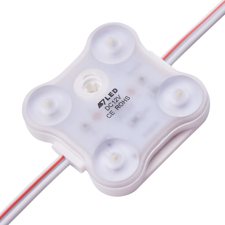 3000/4000/6500K DC12V 1.8W 4 Led Modul am besten für 80-200mm Tiefe Boxen Zeichen