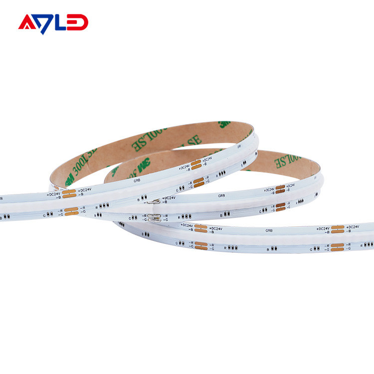 Klebende niedrige Dichte Flex Led Strip Lights RGB CCT LED Streifen-24v 3m 5m pro Rolle