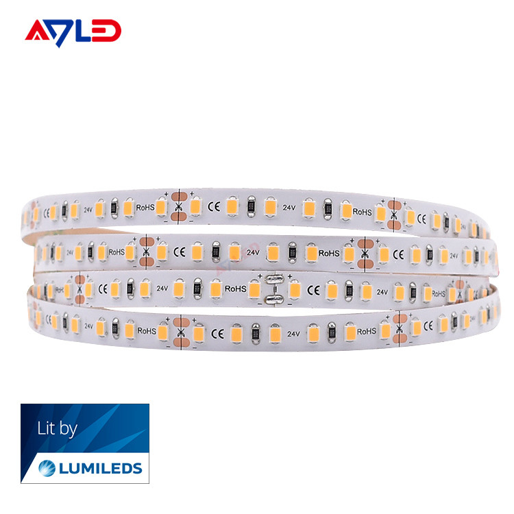 IP65 hohe Kriteriumbezogene Anweisung LED Luces Led Strip Lights 2835 24V warmes weißes 3000K im Freien für Raum