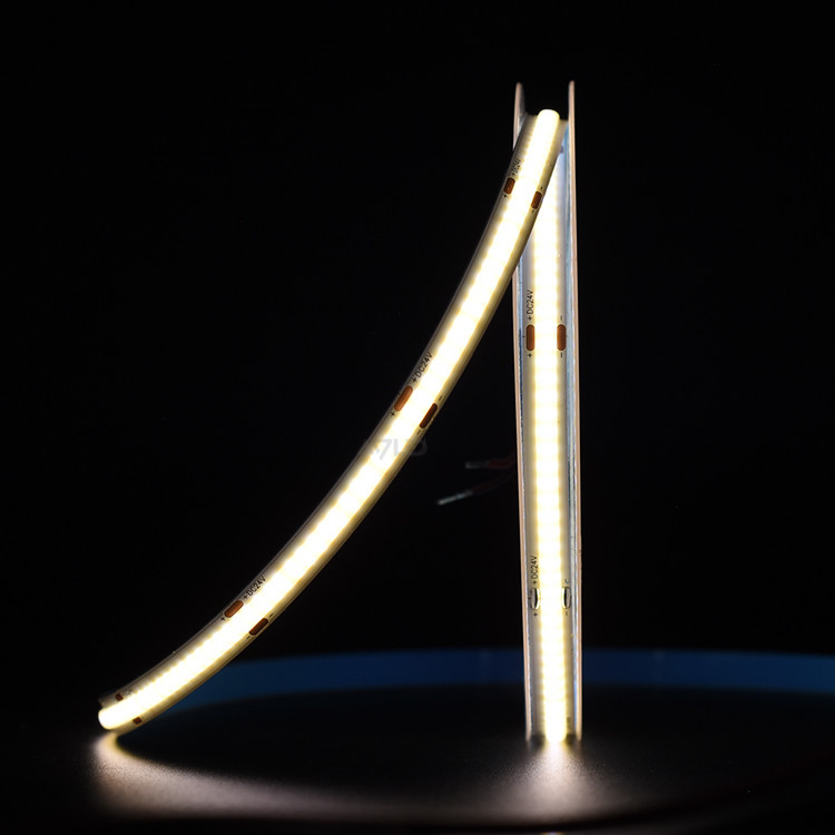 High CRI90 Flex 320leds Reel To Reel COB LED Streifenlicht DC24V 21W/M COB Led Linear Streifenlicht