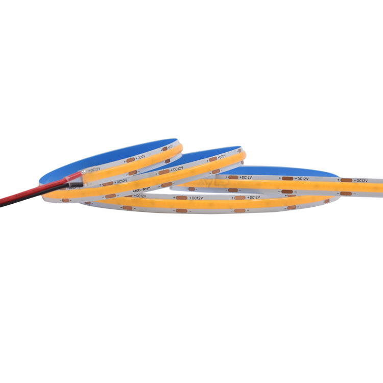 COB LED Streifenleuchten wasserdichte LED-Flexstreifenleuchtenleuchtenleuchten 480LEDs/M 5M/16.4FT DC24V Rollen zu Rollen LED-Bandleuchten