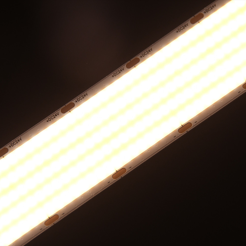 300LSE selbstklebendes IP20 freies willkürliches Biegen Superhell hohe Dichte lineares flexibles Cob-Tape 1600 Led