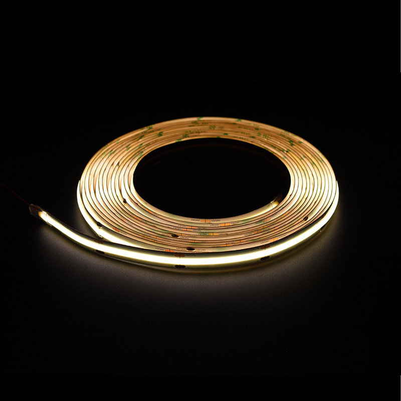 12V oder 24V flexibler COB-LED-Band mit 528 Dichte-LEDs und mehreren Farbtemperaturoptionen