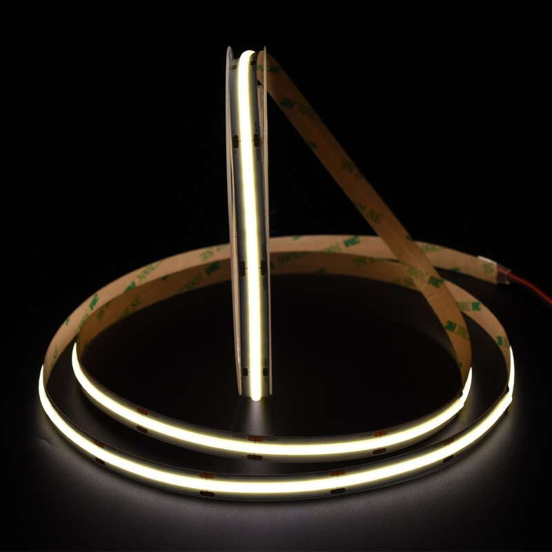 528LED/m COB Streifenleuchte mit hohem Cri 90 95 98 10mm Breite DC24V LED Streifenleuchte