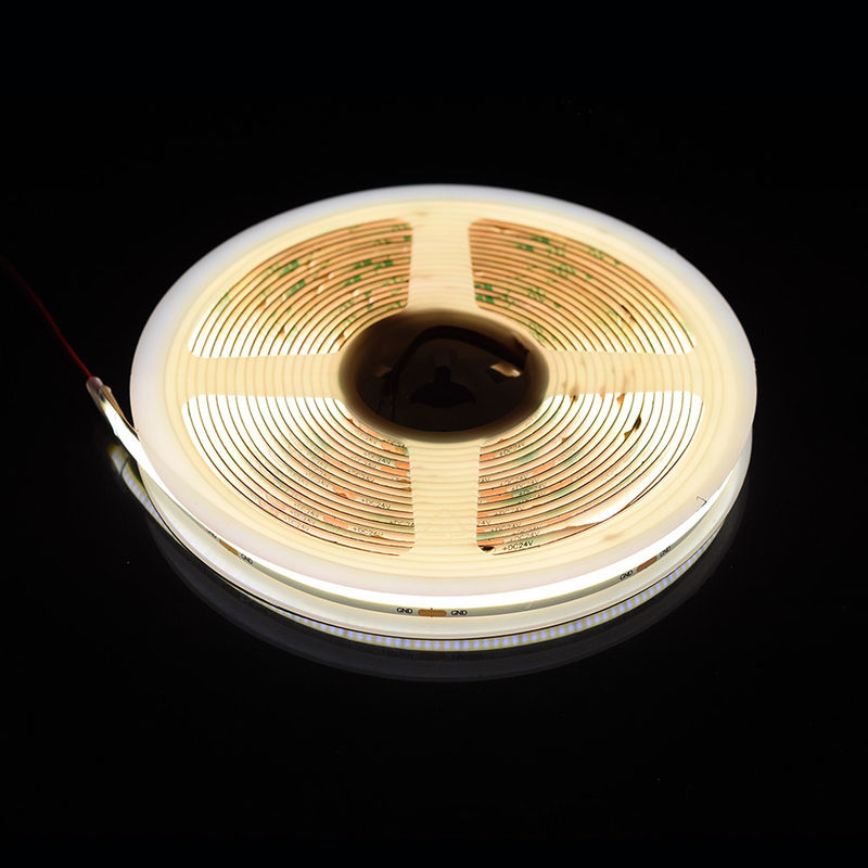 Aluminium-Panel Dot-frei COB LED-Streifen mit 528 LEDs auf 10mm Band und 2700K/6500K Farbe