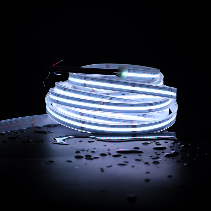Neues Projekt Installation RGBW Farbe Led Streifenlicht Cob Magic Digital Adressierbares COB Led Streifen