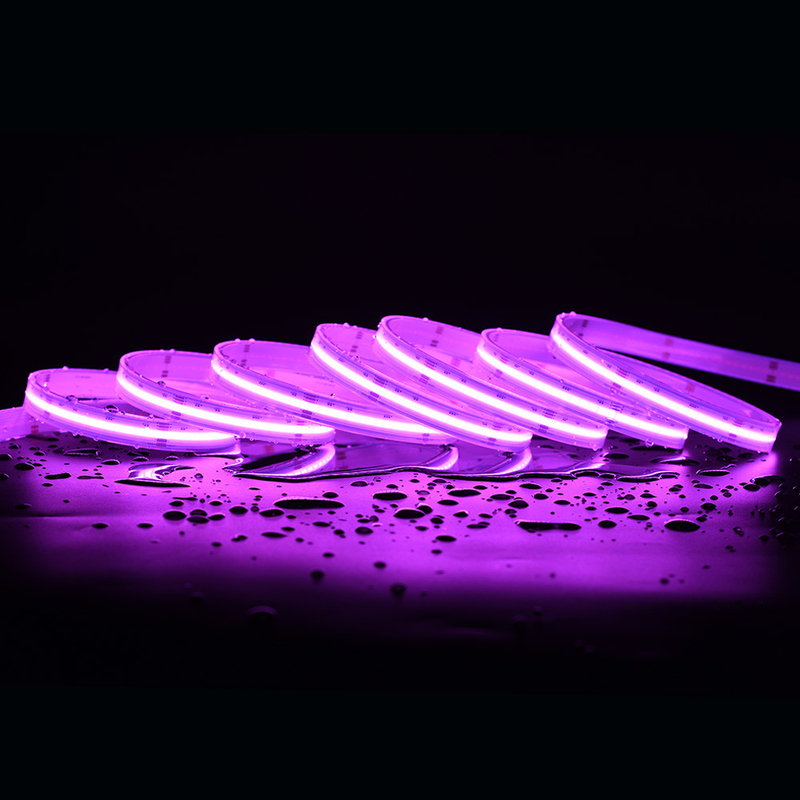LED-Streifenlicht 16W hochwertiges 3M-Band farbenfrohes Smart 5m 12v 24v rgbw cob led-Streifen