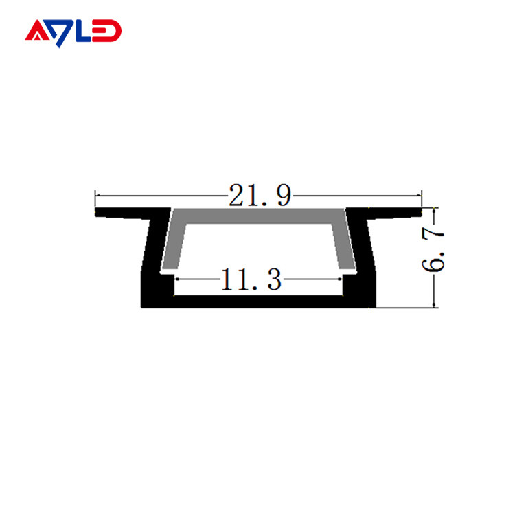 11mm Stück Borad 15,8*6,7mm Led Streifen Licht Aluminium Profil Einfache Installation Led Aluminium