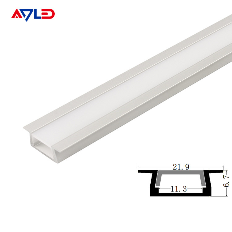 1606B Aluminium Lichtstreifen Profil Dünnstreifen Lichtspitze Profil Treppe Dekorativ linear